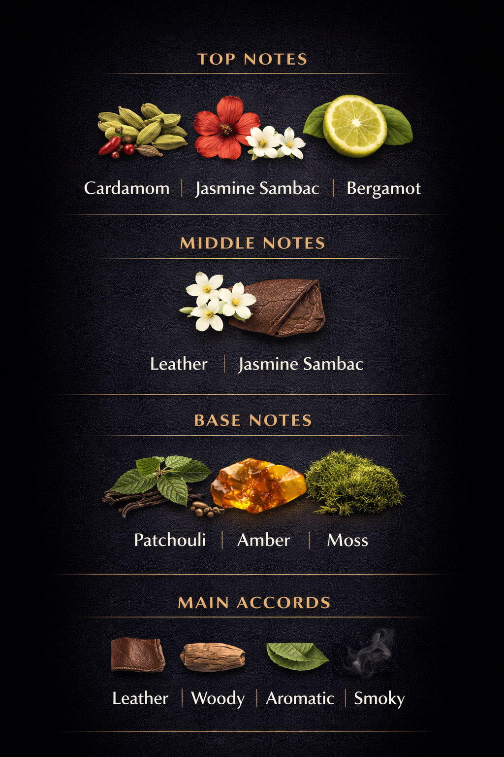 Luscent Aura Leather Eclipse– Eau de Parfum 50ml