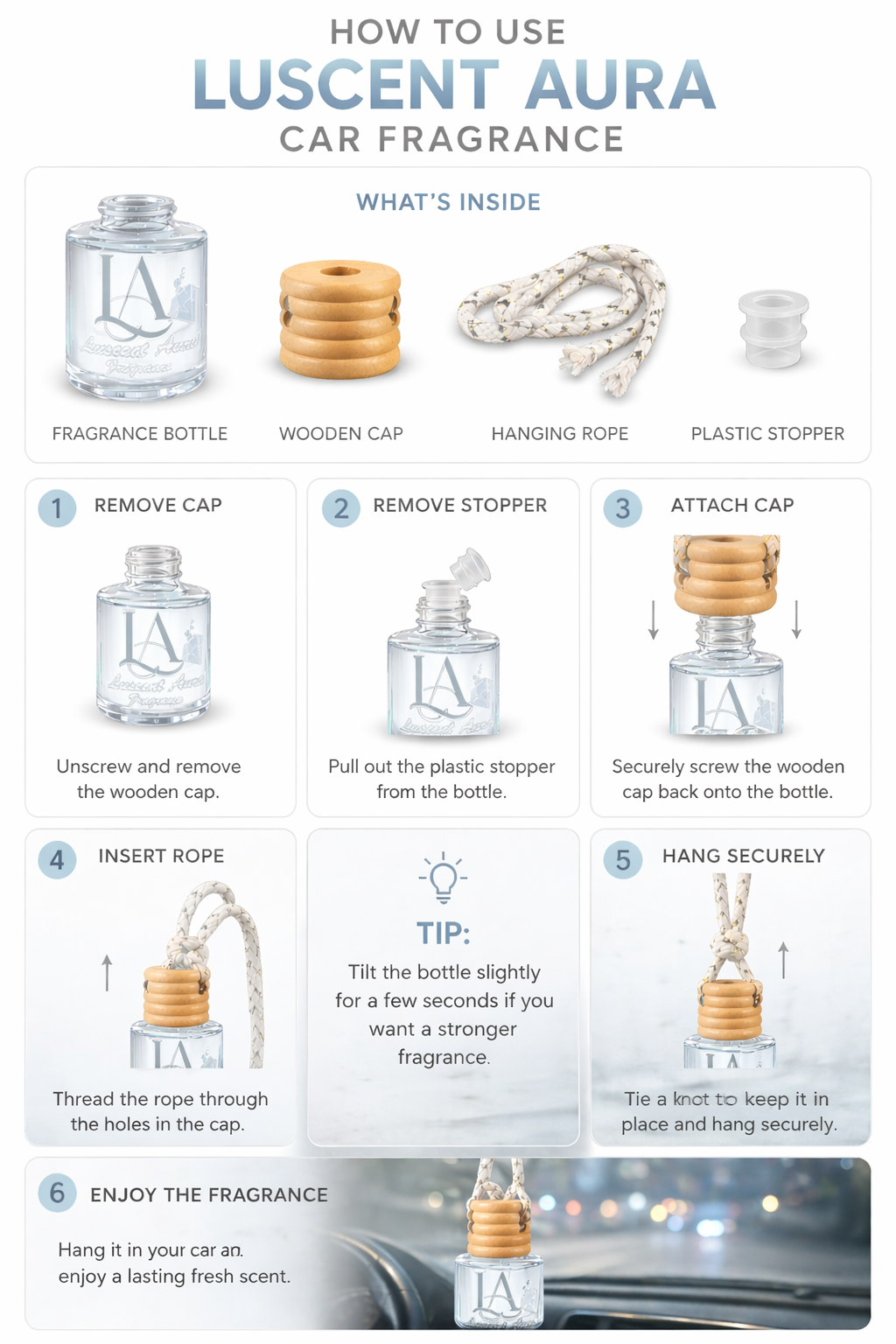 Apple Cinnamon – Car Fragrance Luscent Aura Fragrance INC