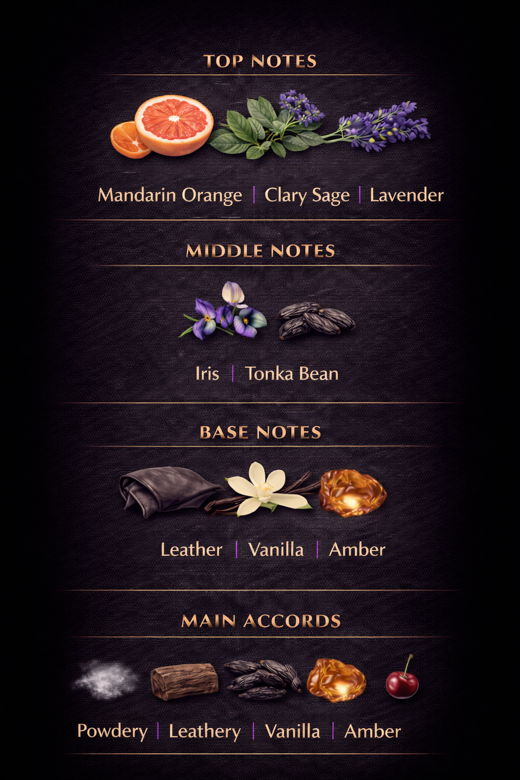 Luscent Aura Noir Uomo – Eau de Parfum 50ml